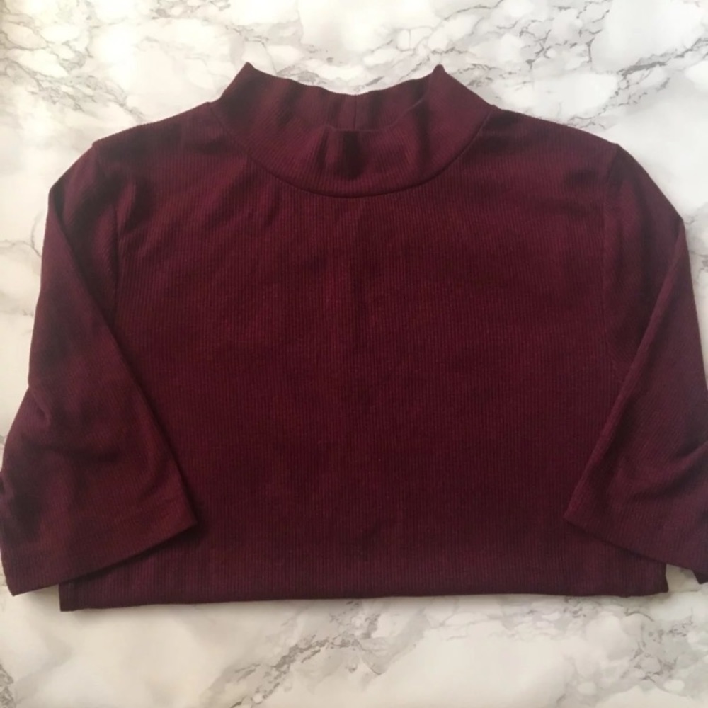 H&M Mock Neck T-Shirt